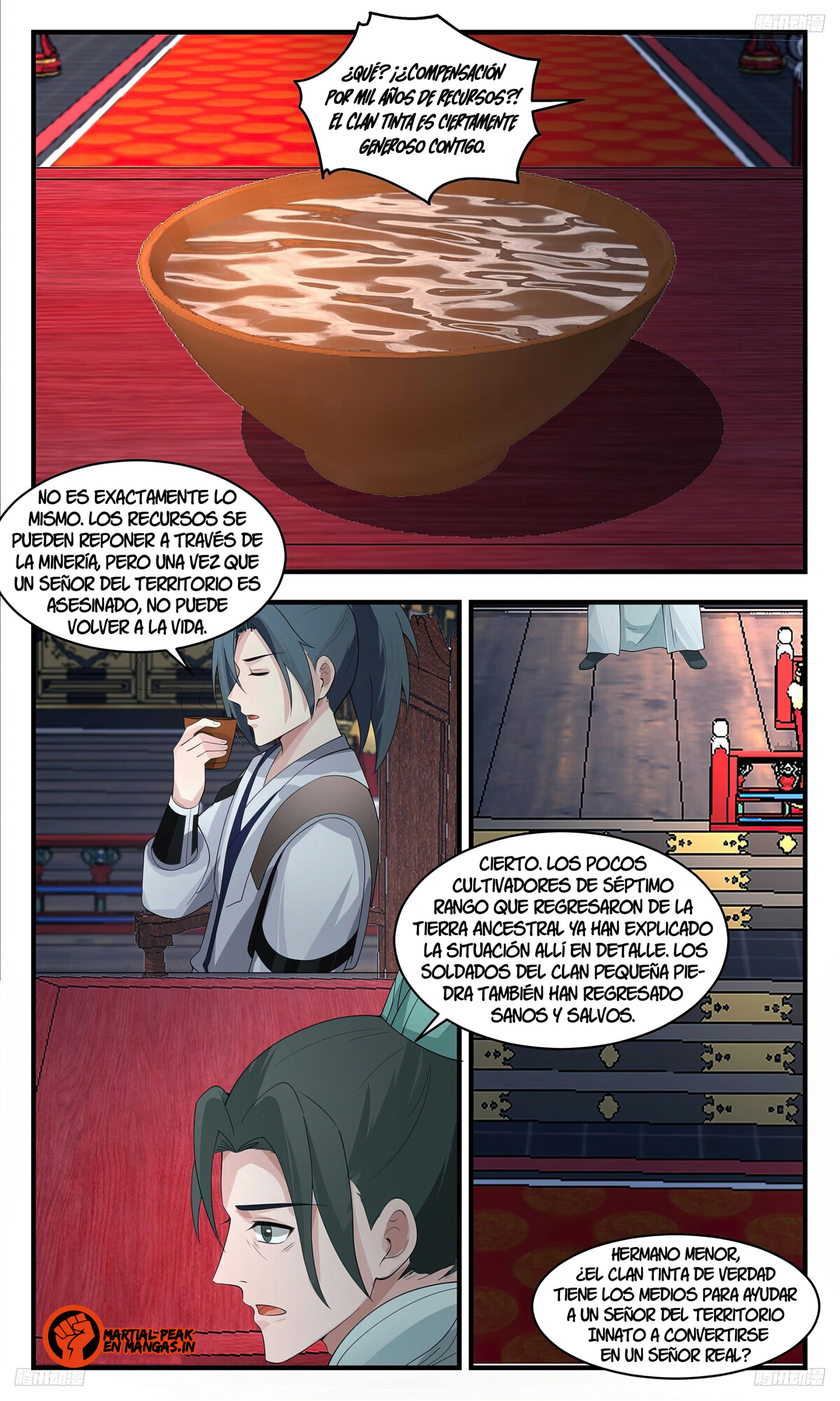 Martial Peak Capítulo 3446 - Página 8 en español