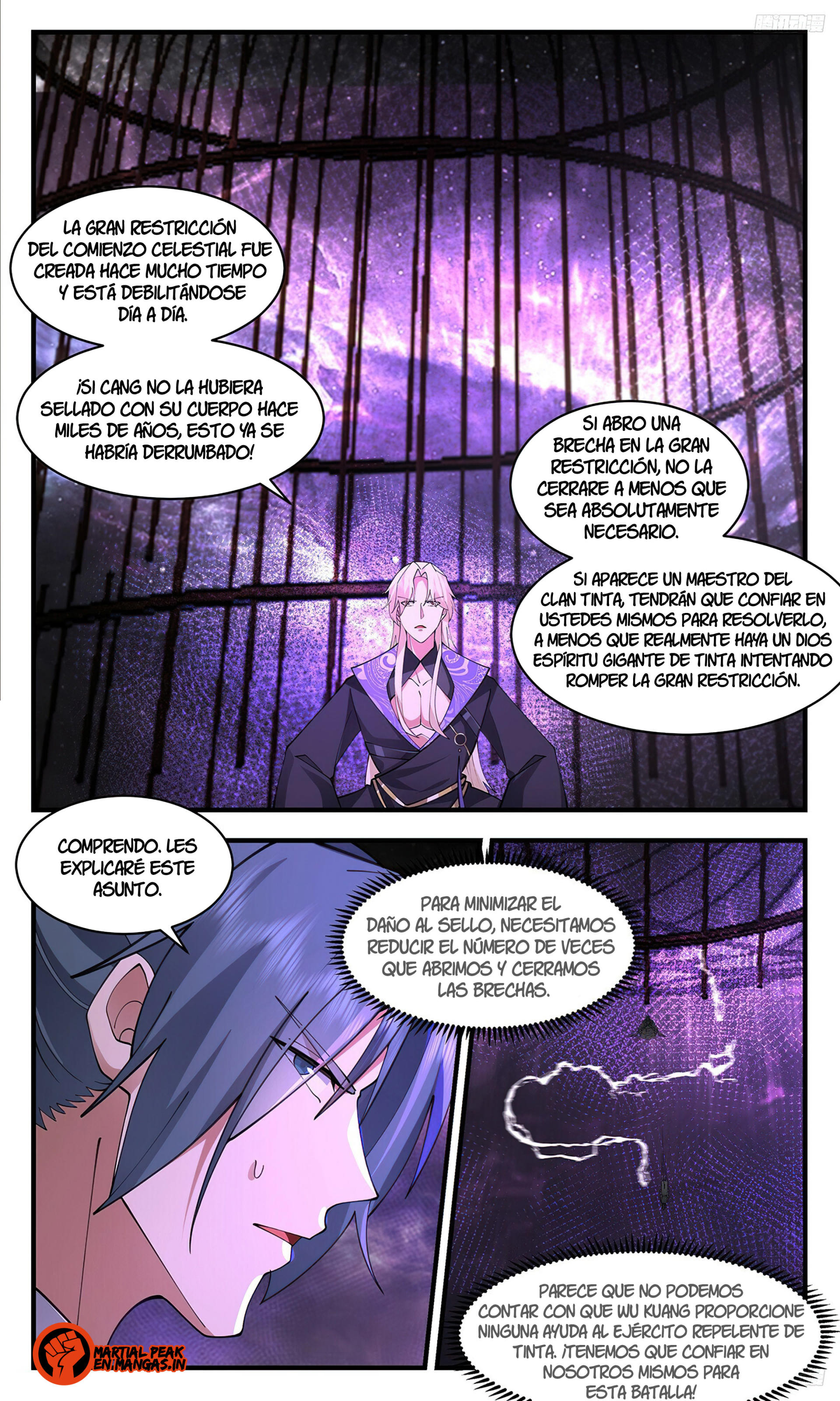 Martial Peak Capítulo 3458 - Página 10 en español