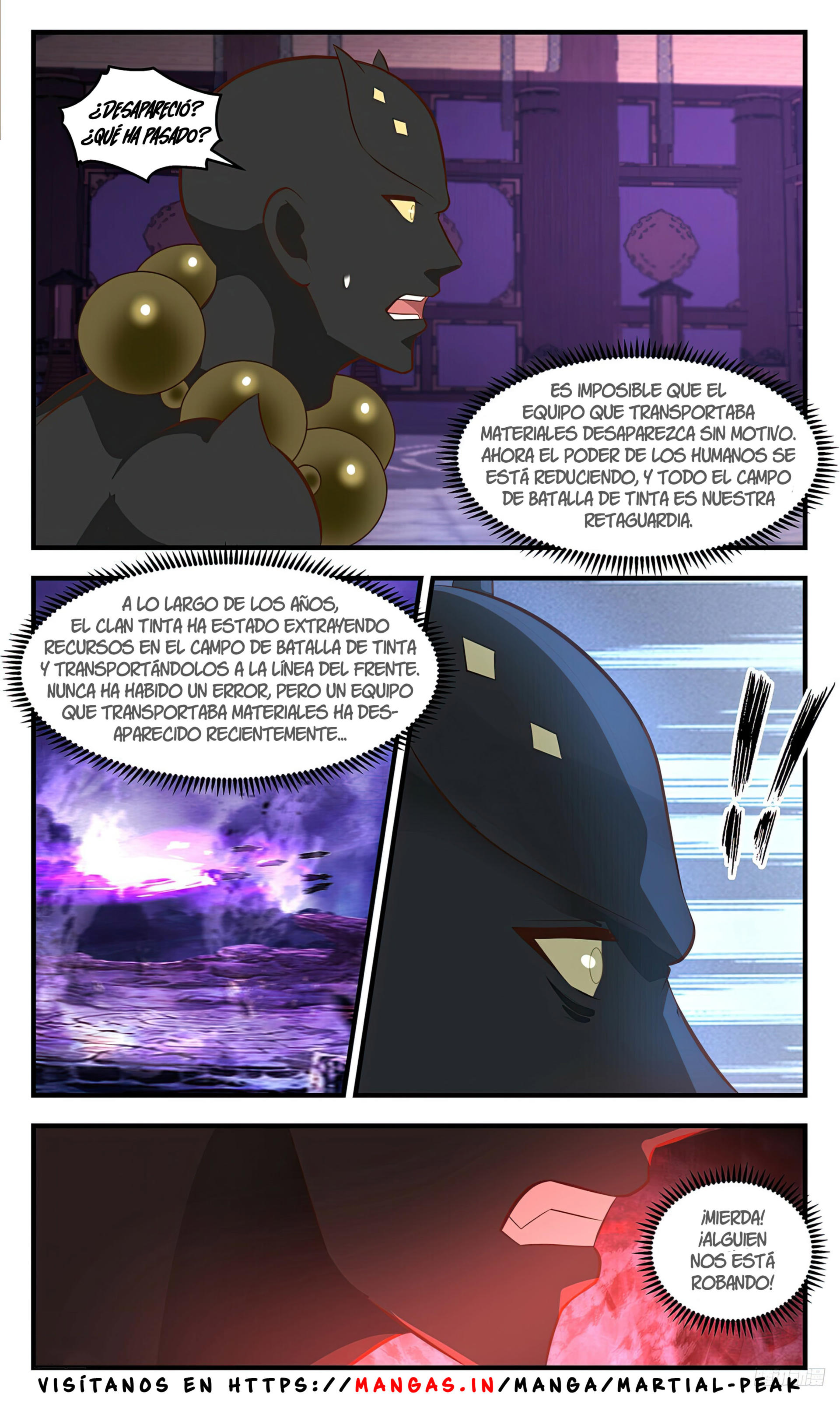 Martial Peak Capítulo 3466 - Página 12 en español