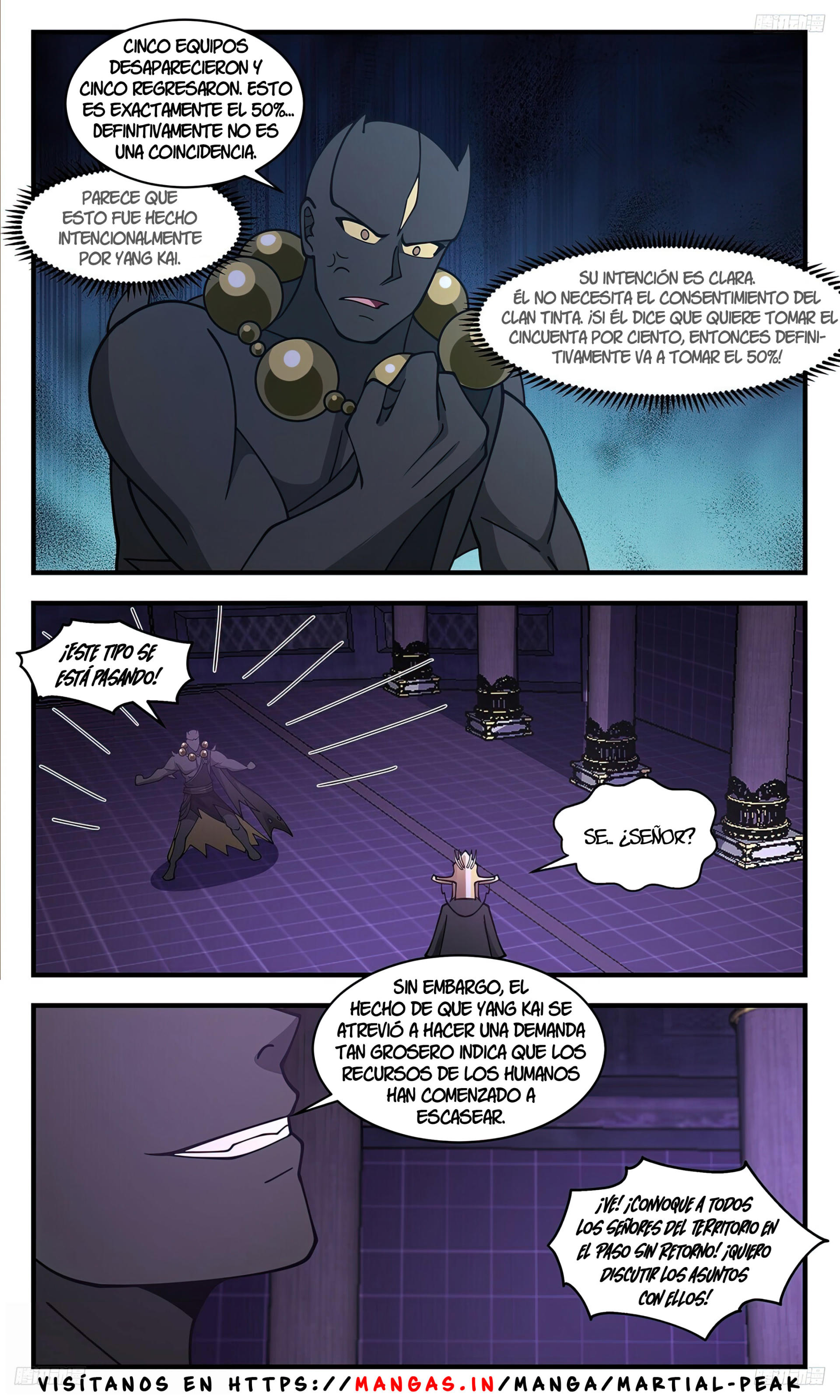 Martial Peak Capítulo 3467 - Página 8 en español
