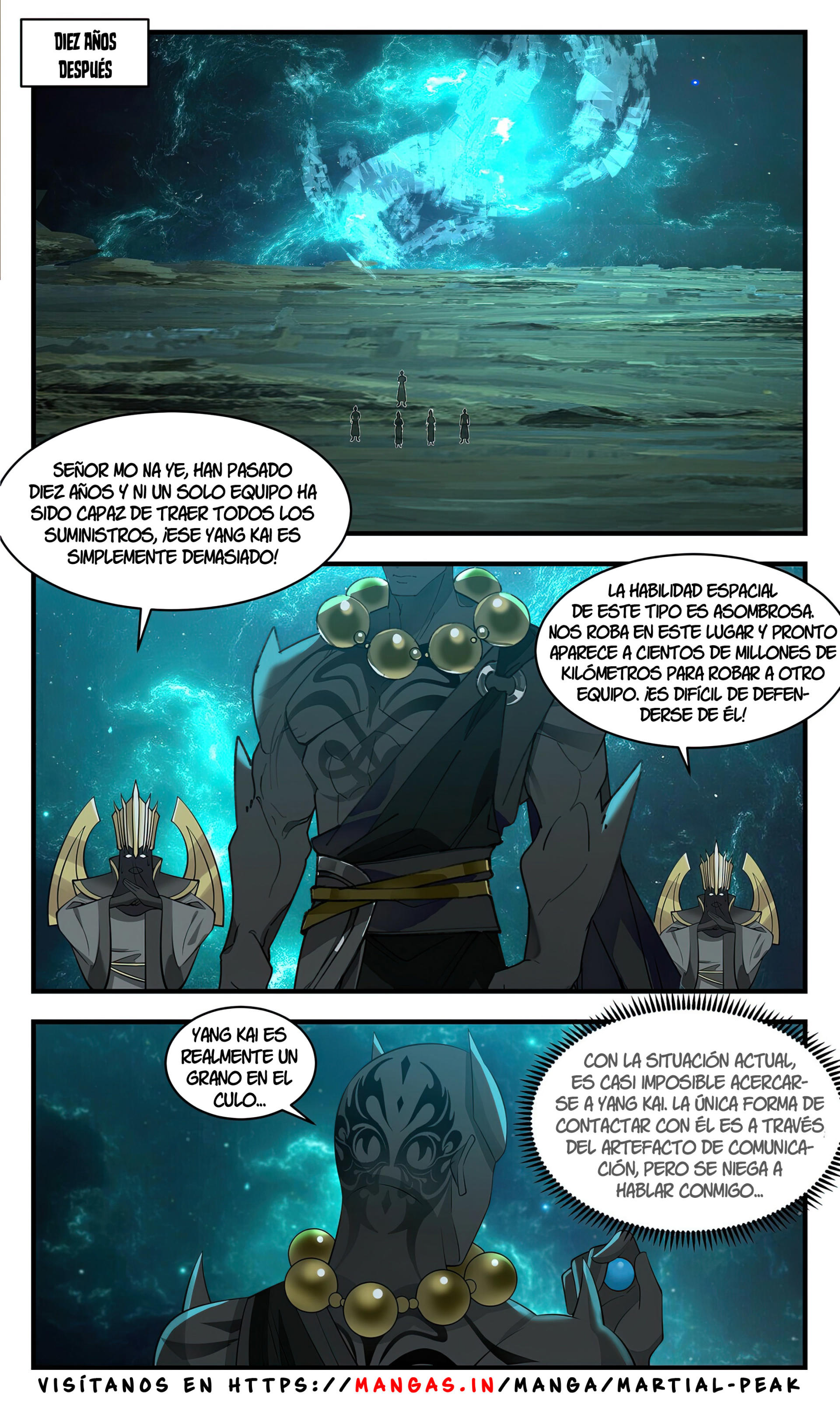 Martial Peak Capítulo 3468 - Página 11 en español