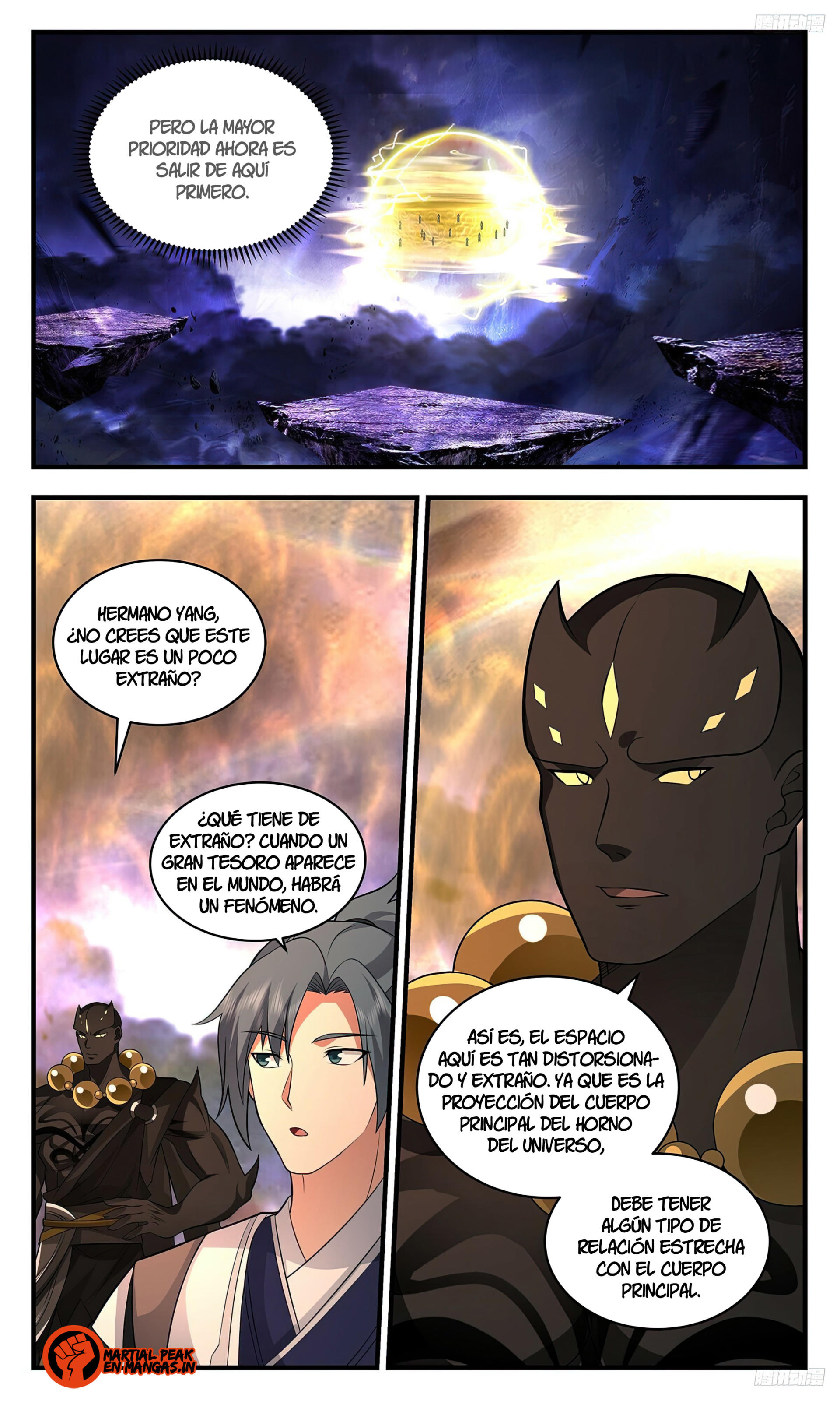 Martial Peak Capítulo 3495 - Página 10 en español
