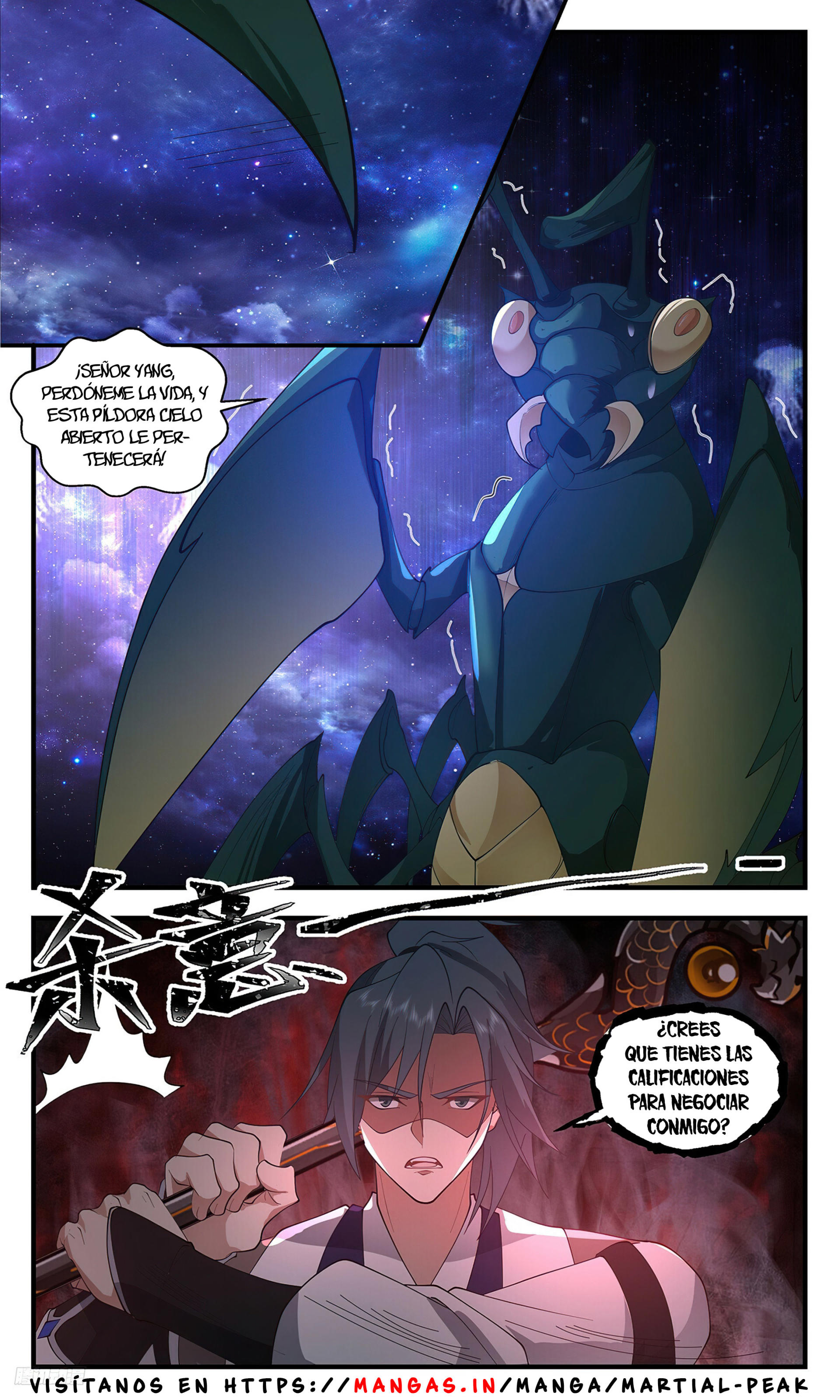 Martial Peak Capítulo 3516 - Página 11 en español