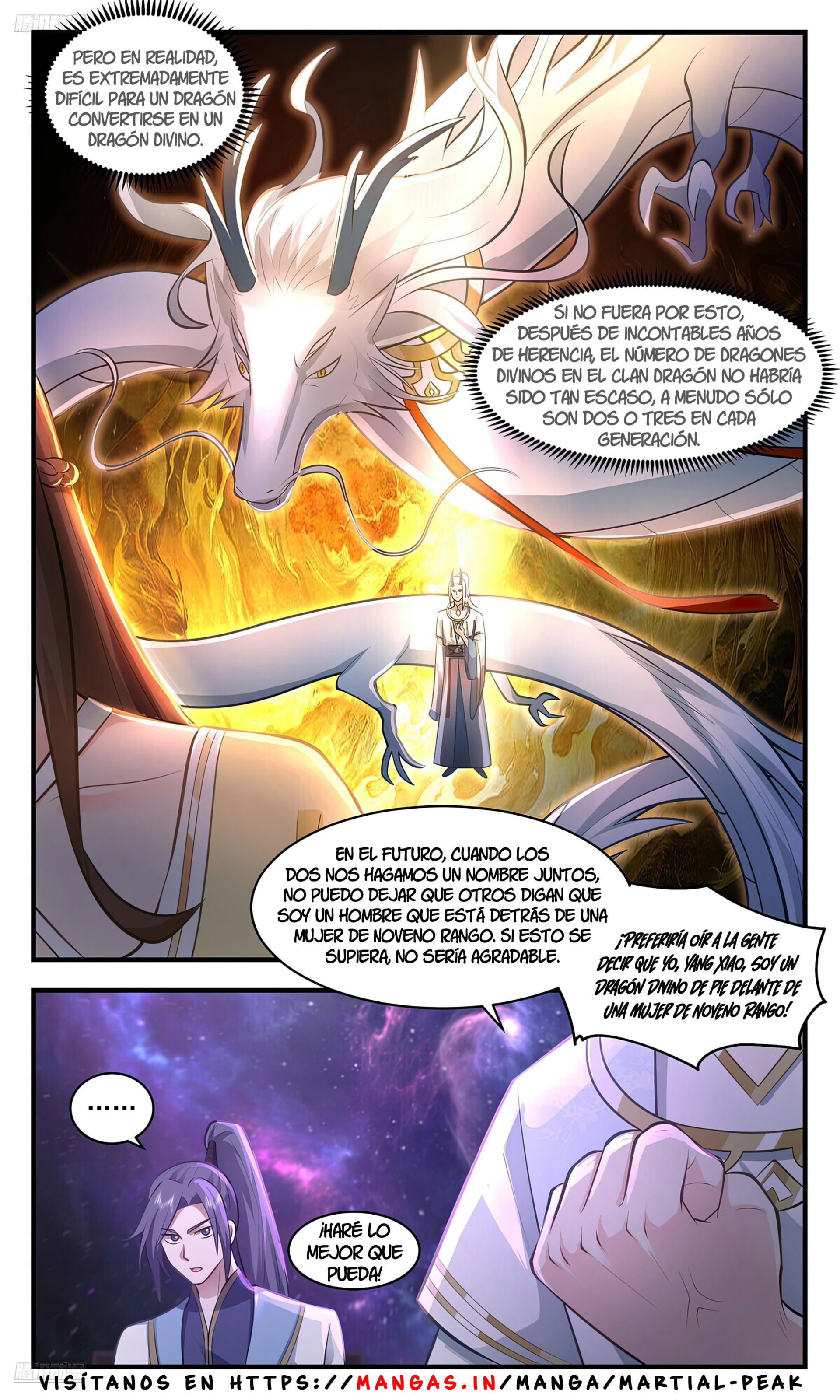 Martial Peak Capítulo 3558 - Página 9 en español