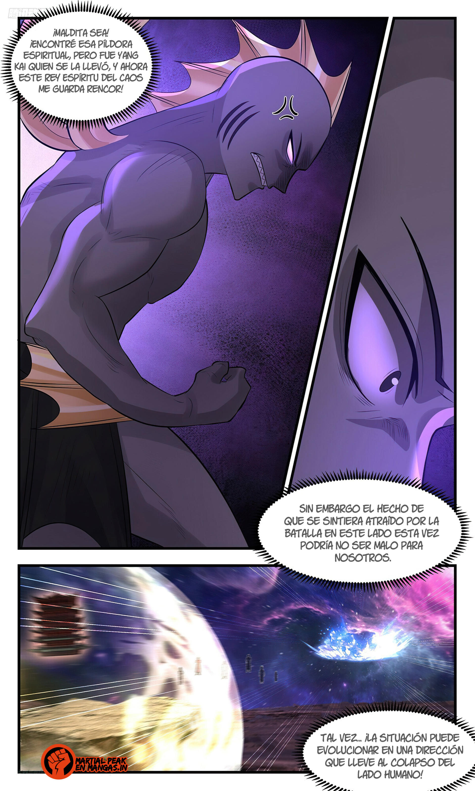 Martial Peak Capítulo 3563 - Página 4 en español