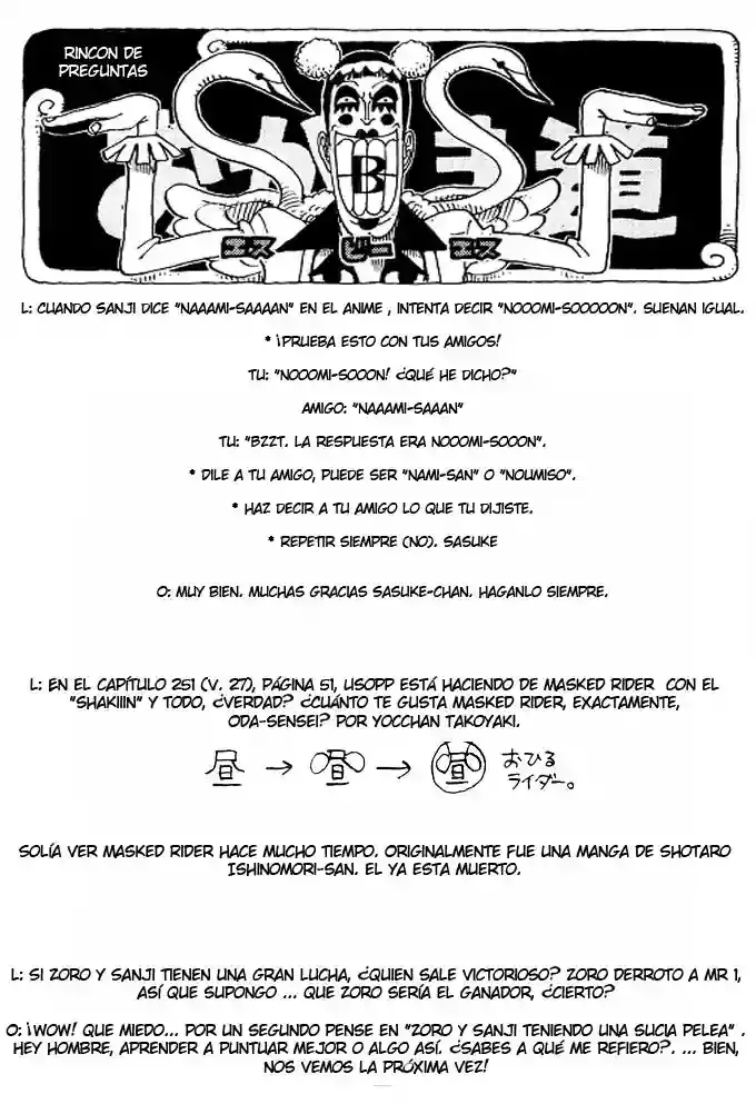 One Piece Capítulo 271 - Página 19 en español