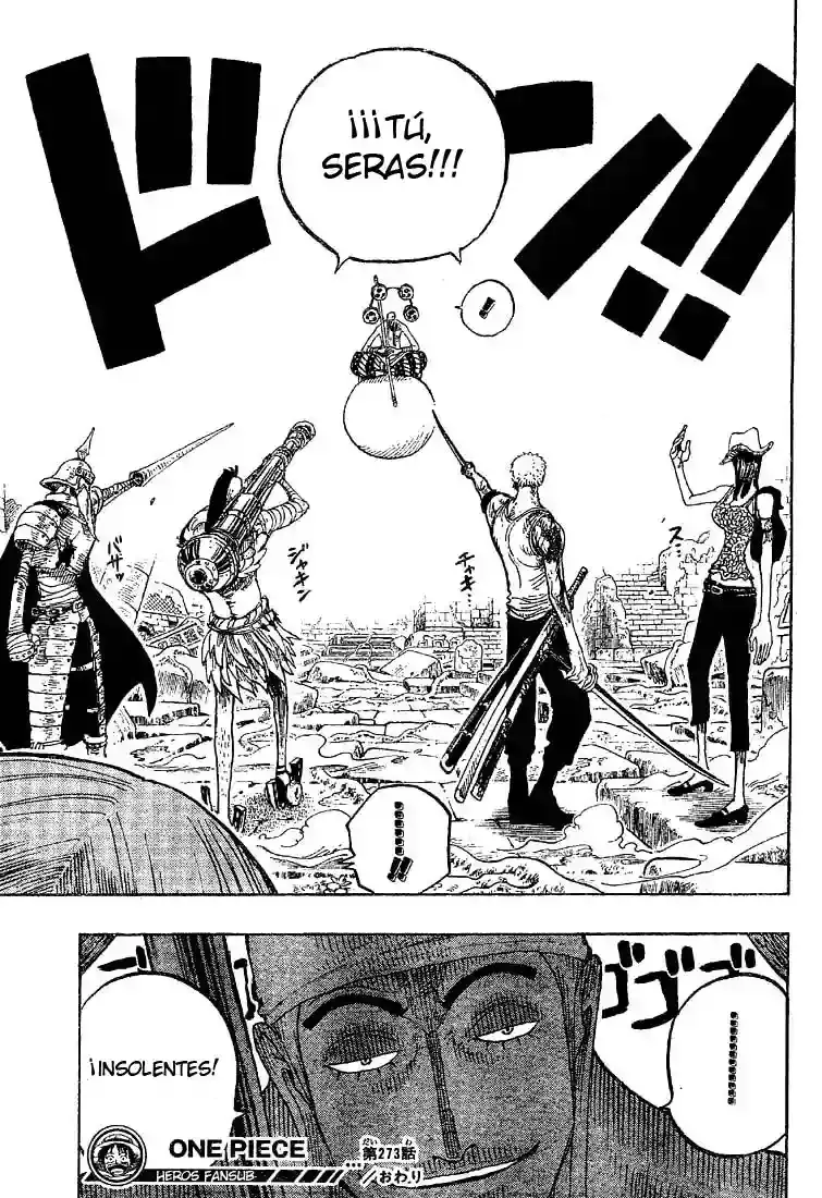 One Piece Capítulo 273 - Página 18 en español