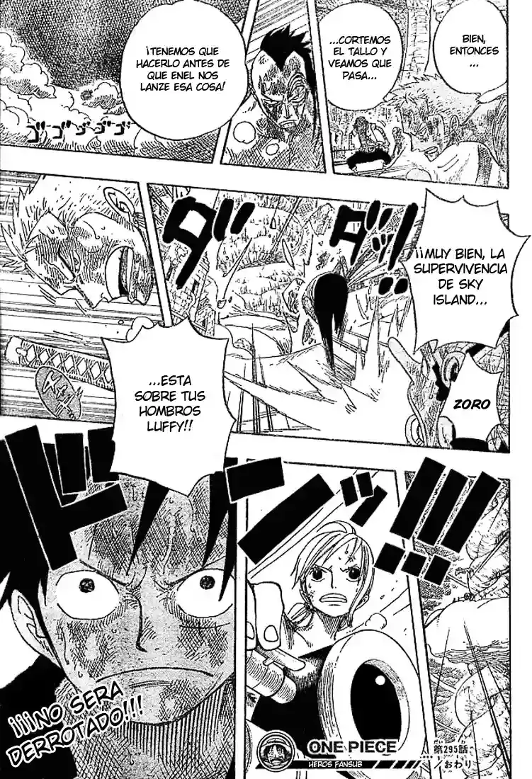 One Piece Capítulo 295 - Página 17 en español