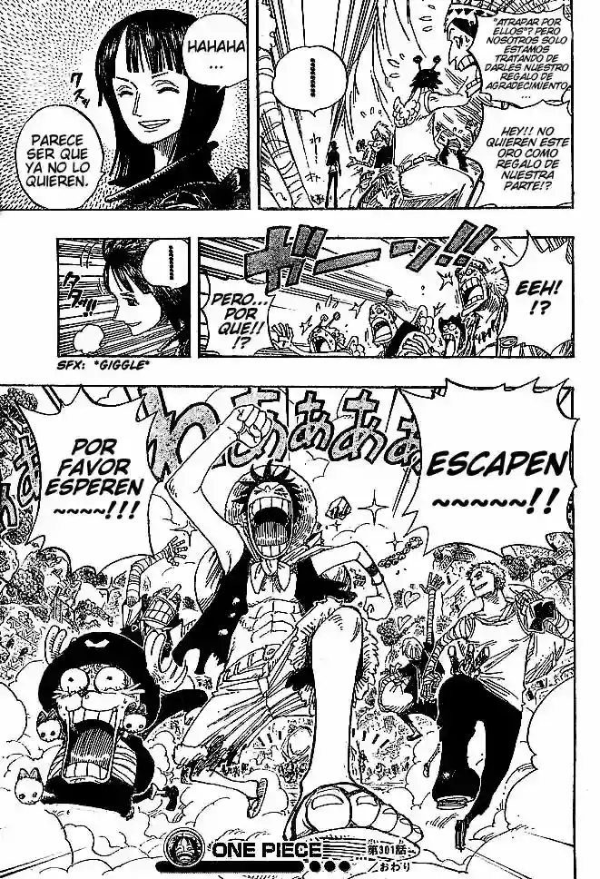 One Piece Capítulo 301 - Página 19 en español
