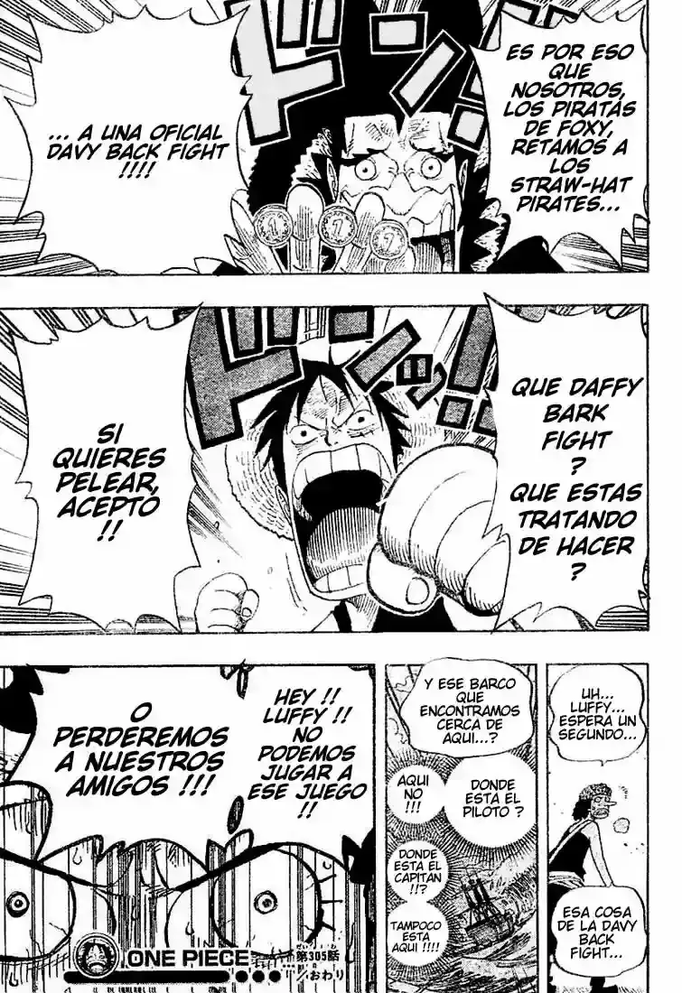 One Piece Capítulo 305 - Página 18 en español