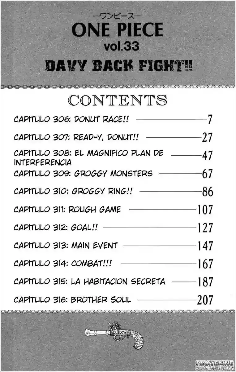 One Piece Capítulo 306 - Página 7 en español
