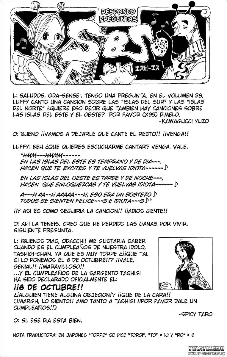 One Piece Capítulo 311 - Página 20 en español