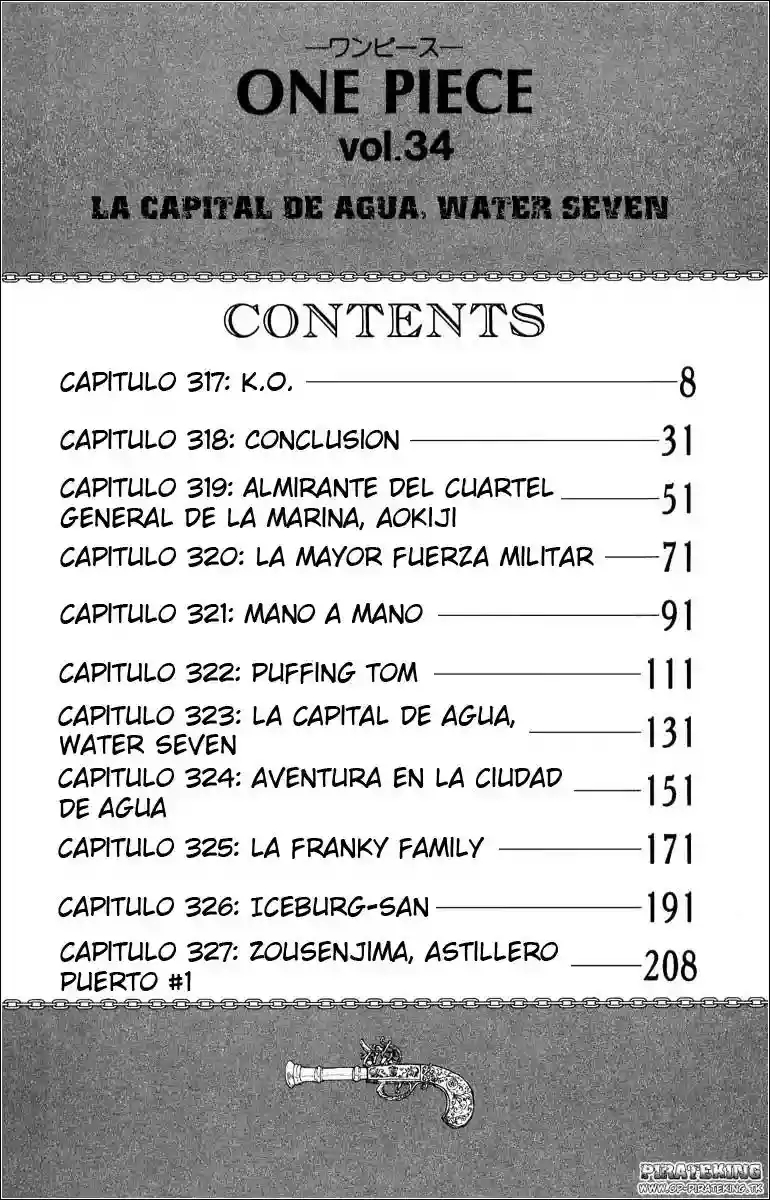 One Piece Capítulo 317 - Página 7 en español
