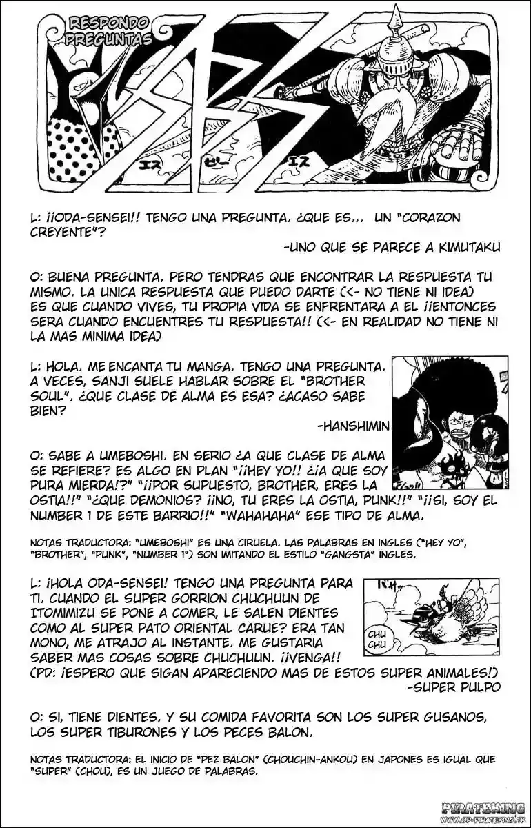 One Piece Capítulo 318 - Página 20 en español