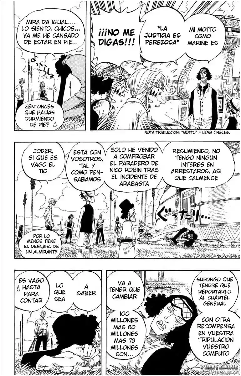 One Piece Capítulo 319 - Página 6 en español