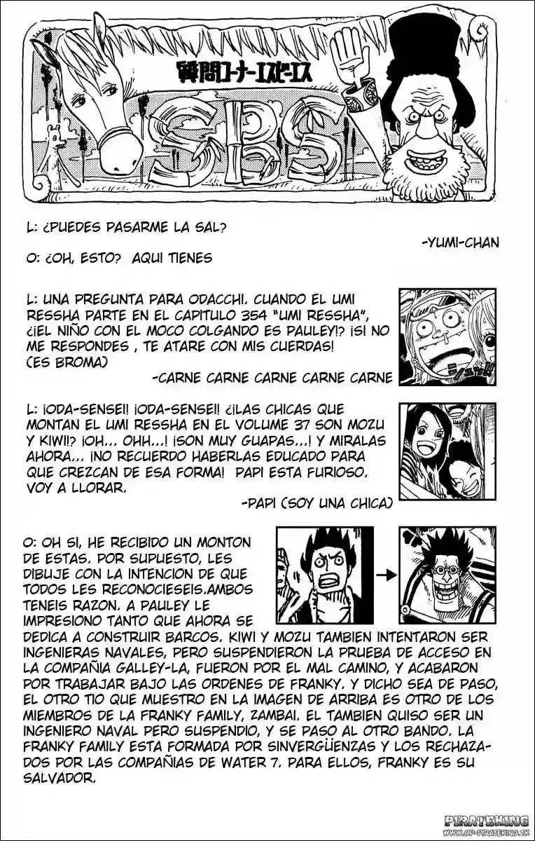 One Piece Capítulo 364 - Página 19 en español