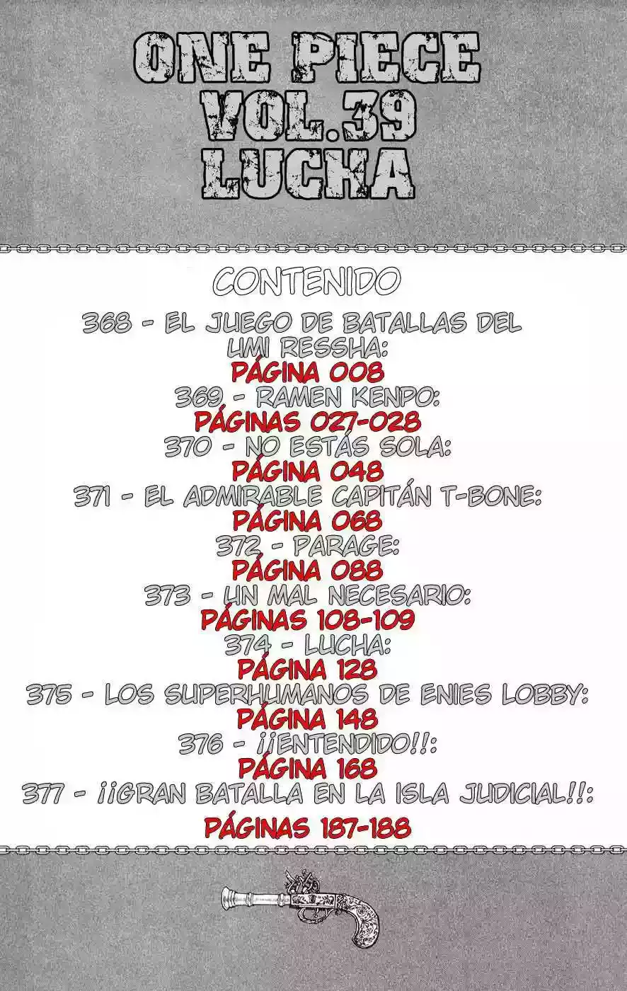 One Piece Capítulo 368 - Página 4 en español