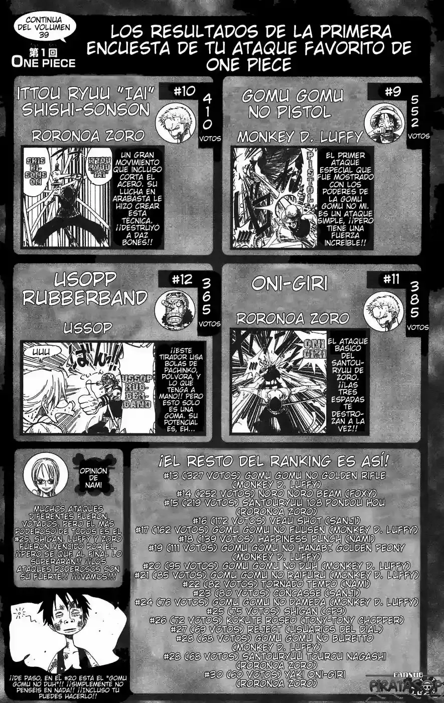 One Piece Capítulo 387 - Página 19 en español