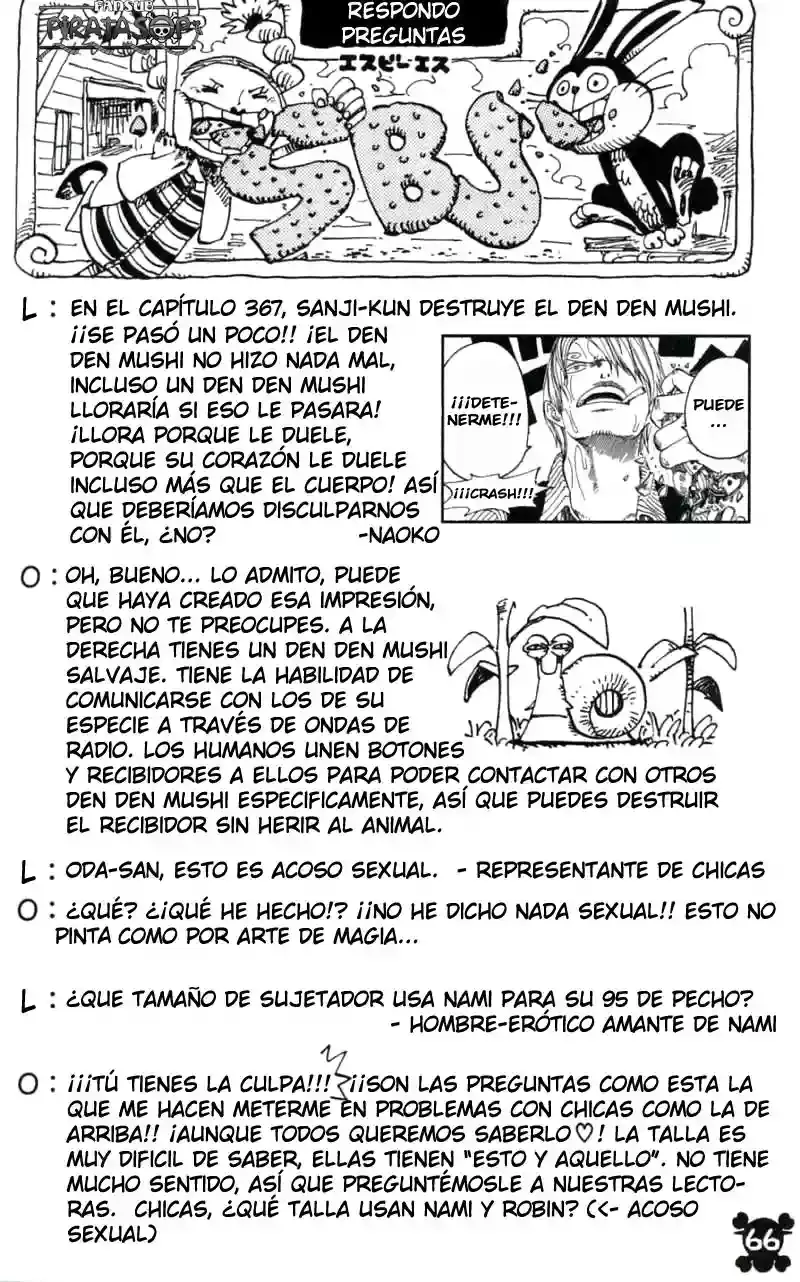 One Piece Capítulo 391 - Página 20 en español