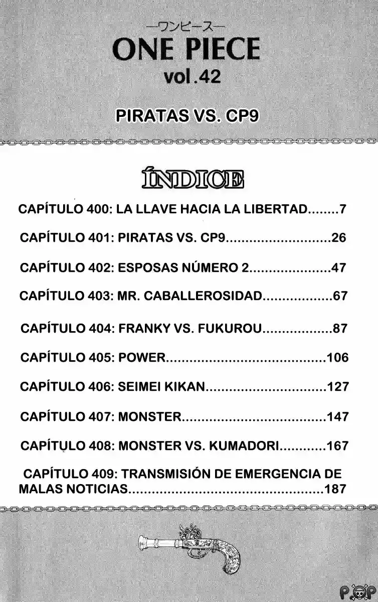 One Piece Capítulo 400 - Página 5 en español