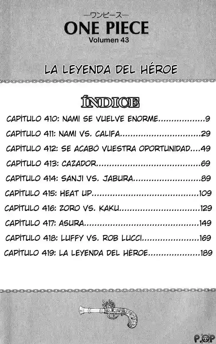 One Piece Capítulo 410 - Página 5 en español