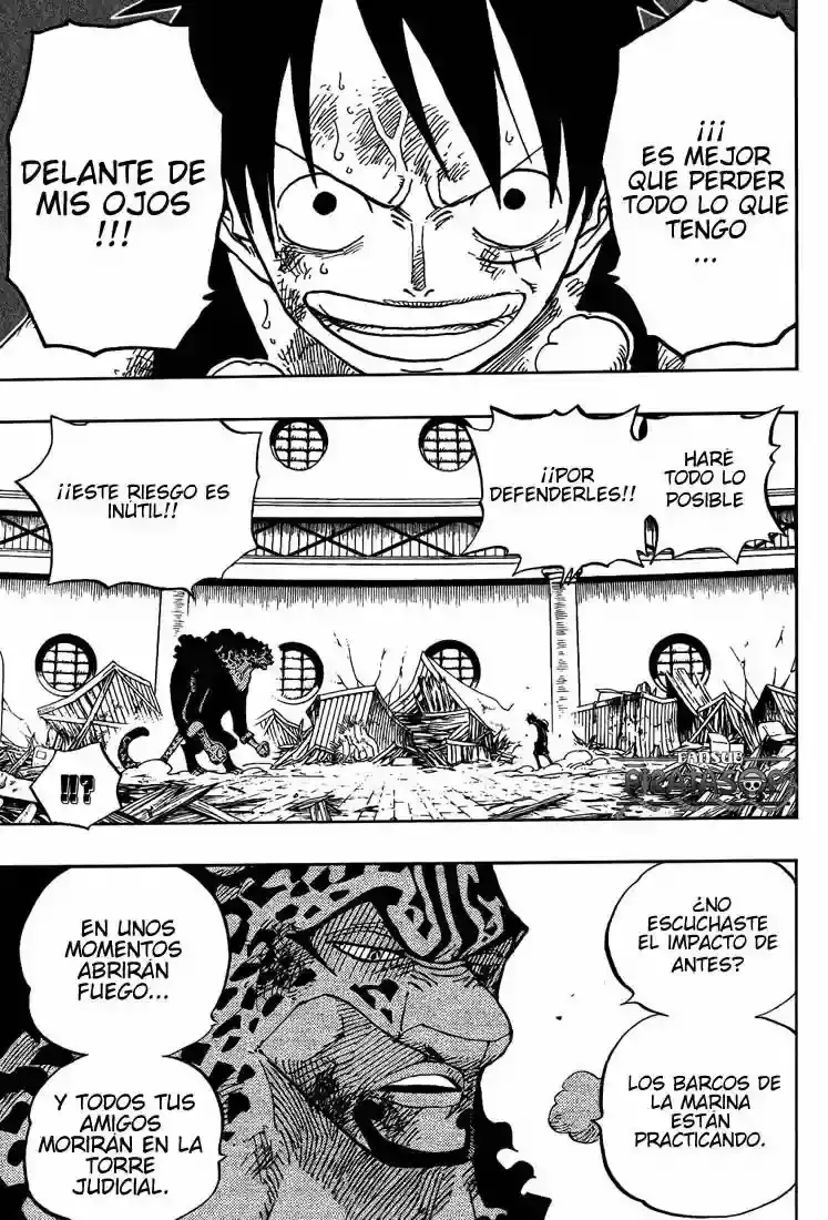 One Piece Capítulo 420 - Página 21 en español