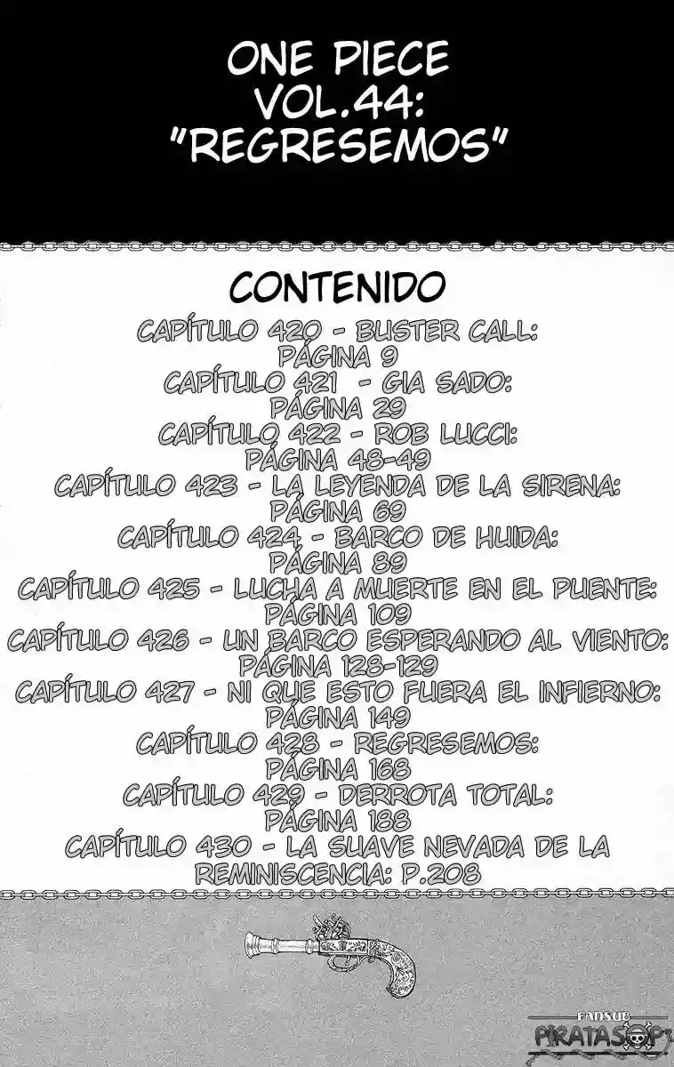 One Piece Capítulo 420 - Página 5 en español