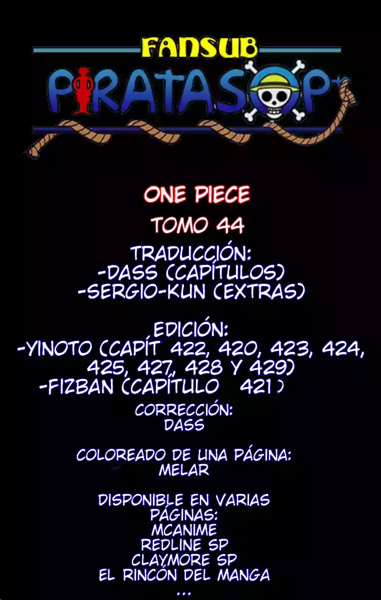 One Piece Capítulo 420 - Página 6 en español