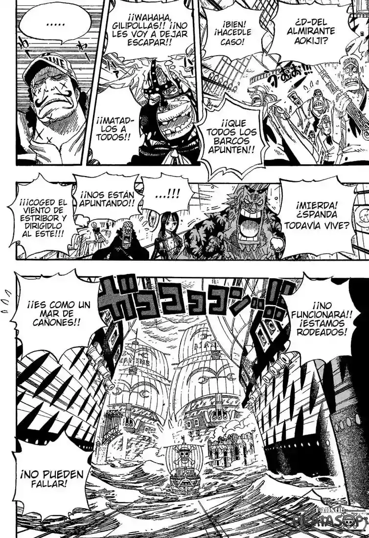 One Piece Capítulo 429 - Página 6 en español