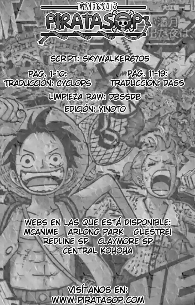 One Piece Capítulo 461 - Página 20 en español