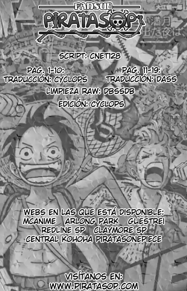 One Piece Capítulo 468 - Página 20 en español