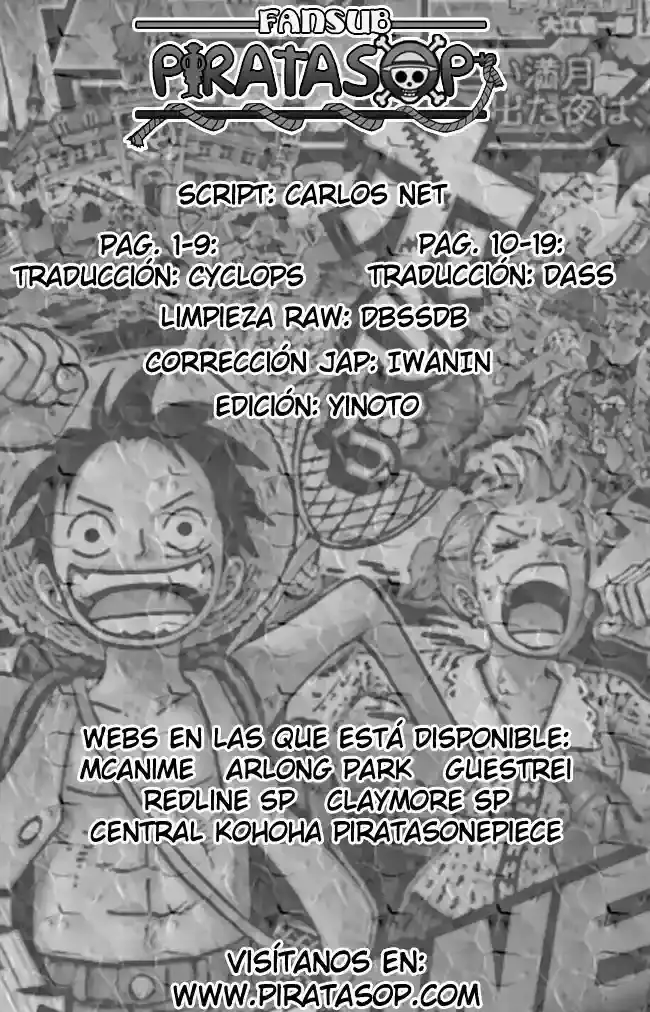 One Piece Capítulo 470 - Página 16 en español