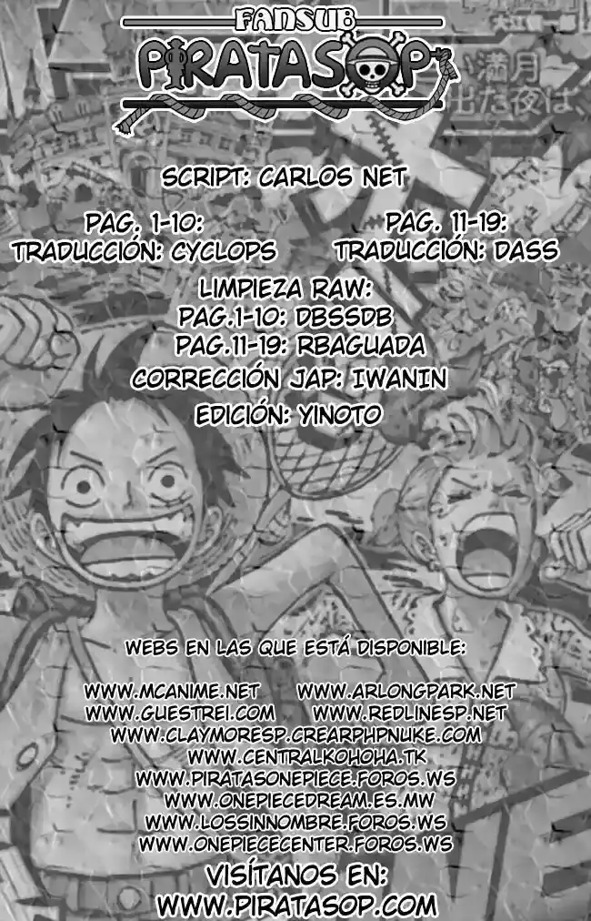 One Piece Capítulo 472 - Página 18 en español