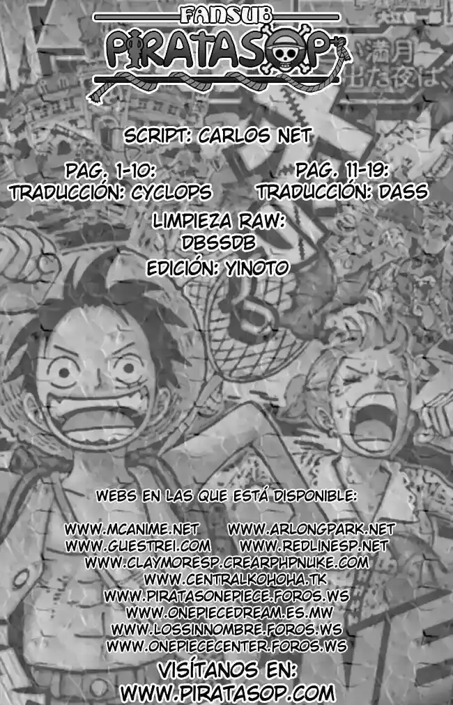 One Piece Capítulo 474 - Página 19 en español
