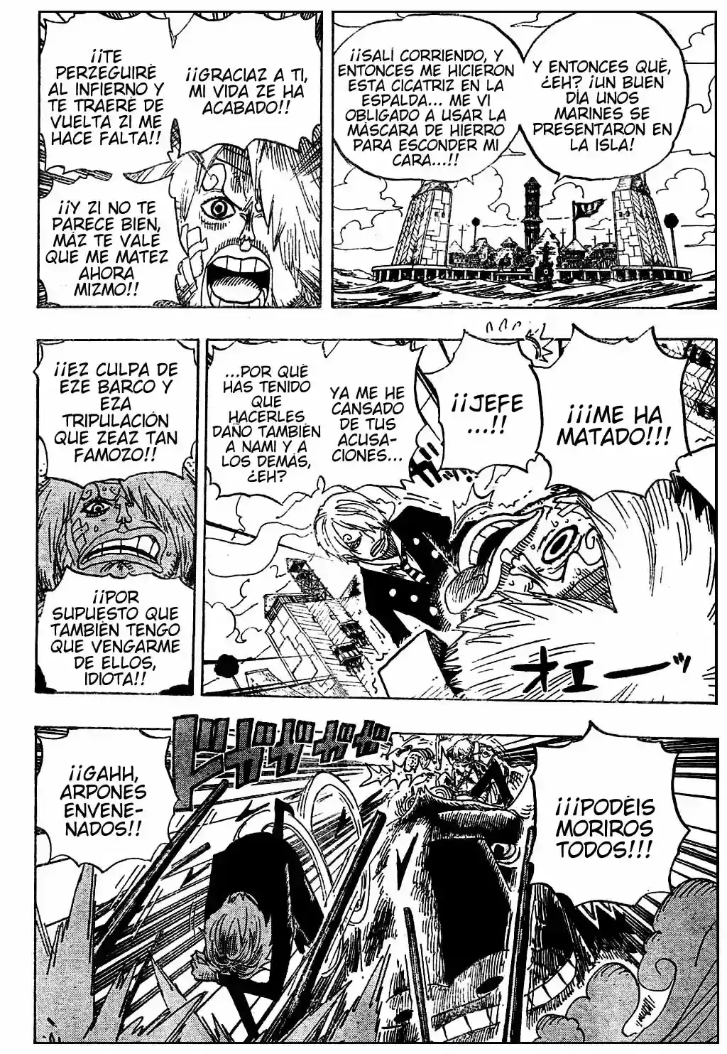 One Piece Capítulo 495 - Página 4 en español