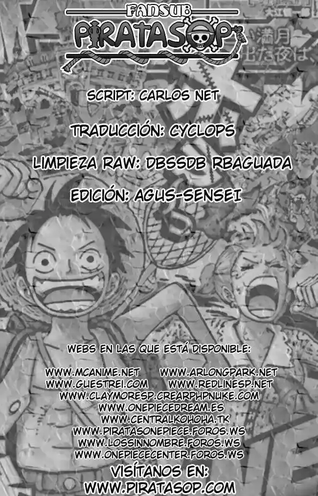 One Piece Capítulo 504 - Página 20 en español