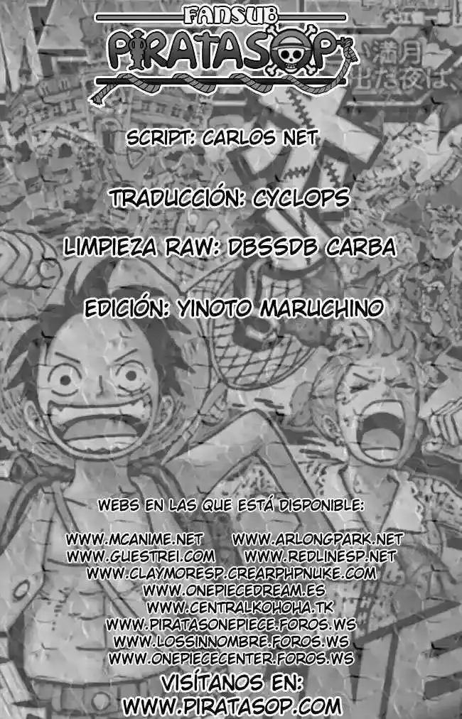 One Piece Capítulo 507 - Página 19 en español