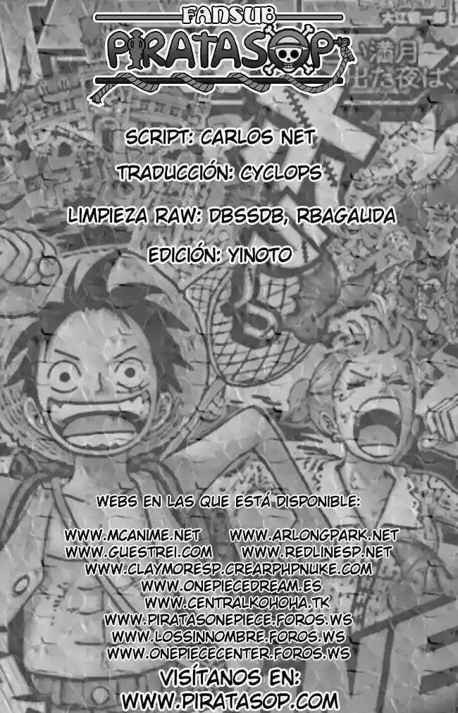 One Piece Capítulo 510 - Página 19 en español