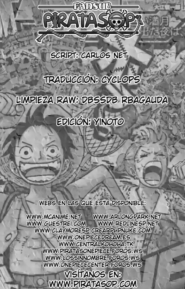 One Piece Capítulo 515 - Página 19 en español