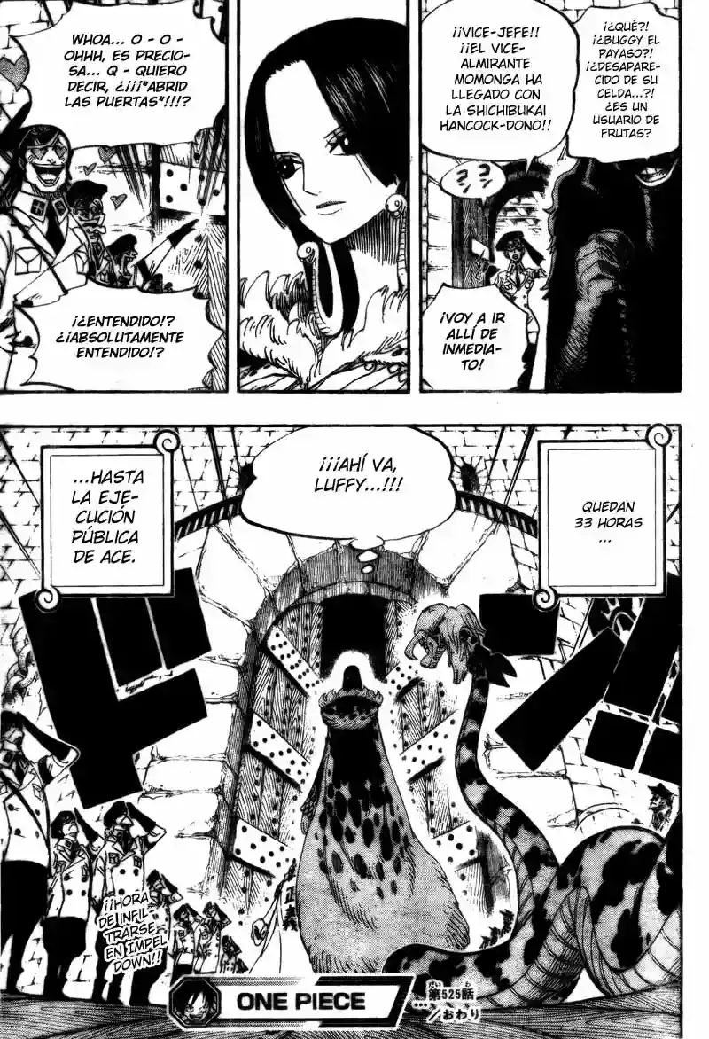 One Piece Capítulo 525 - Página 15 en español