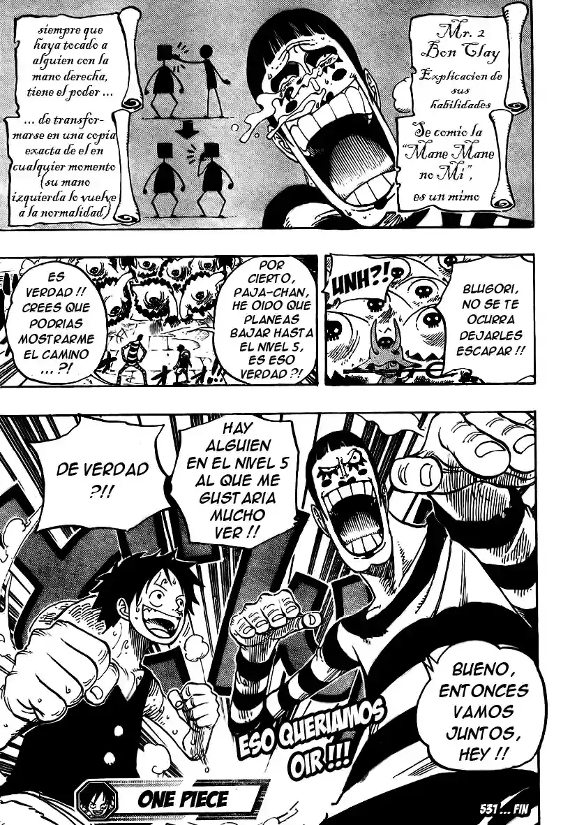 One Piece Capítulo 531 - Página 17 en español
