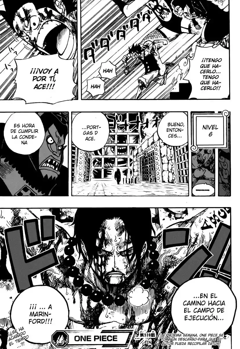 One Piece Capítulo 539 - Página 18 en español