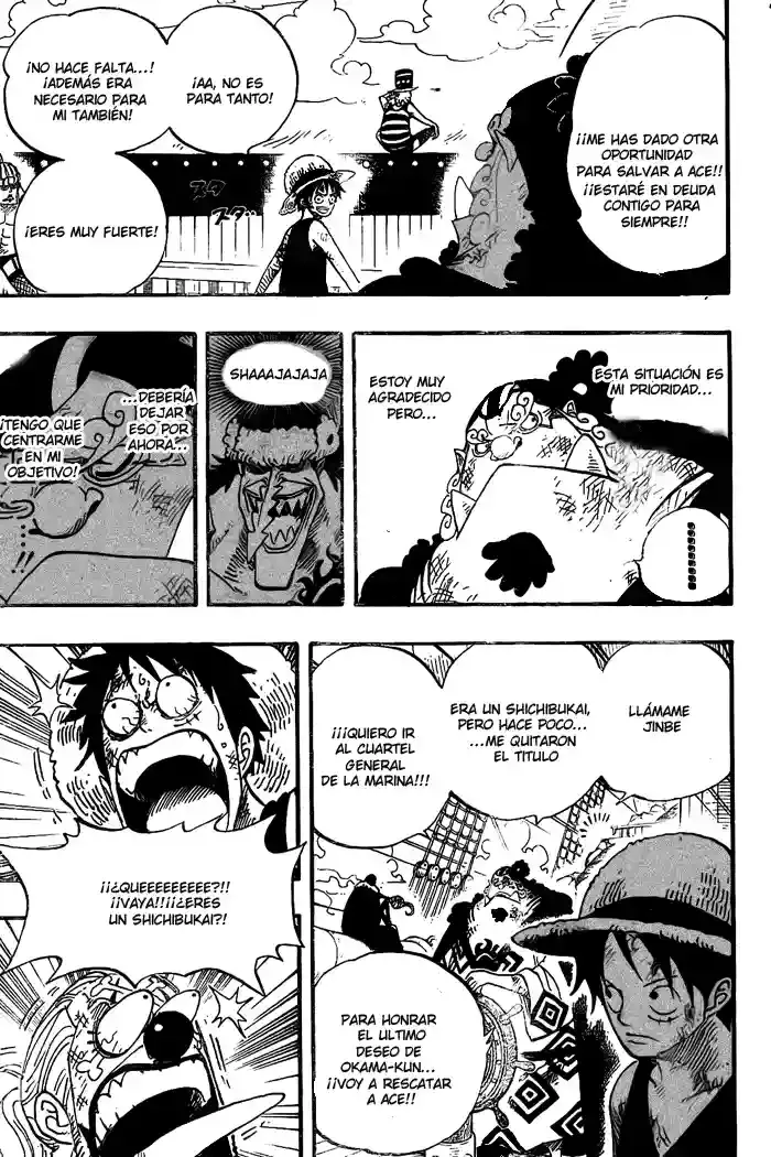 One Piece Capítulo 549 - Página 7 en español