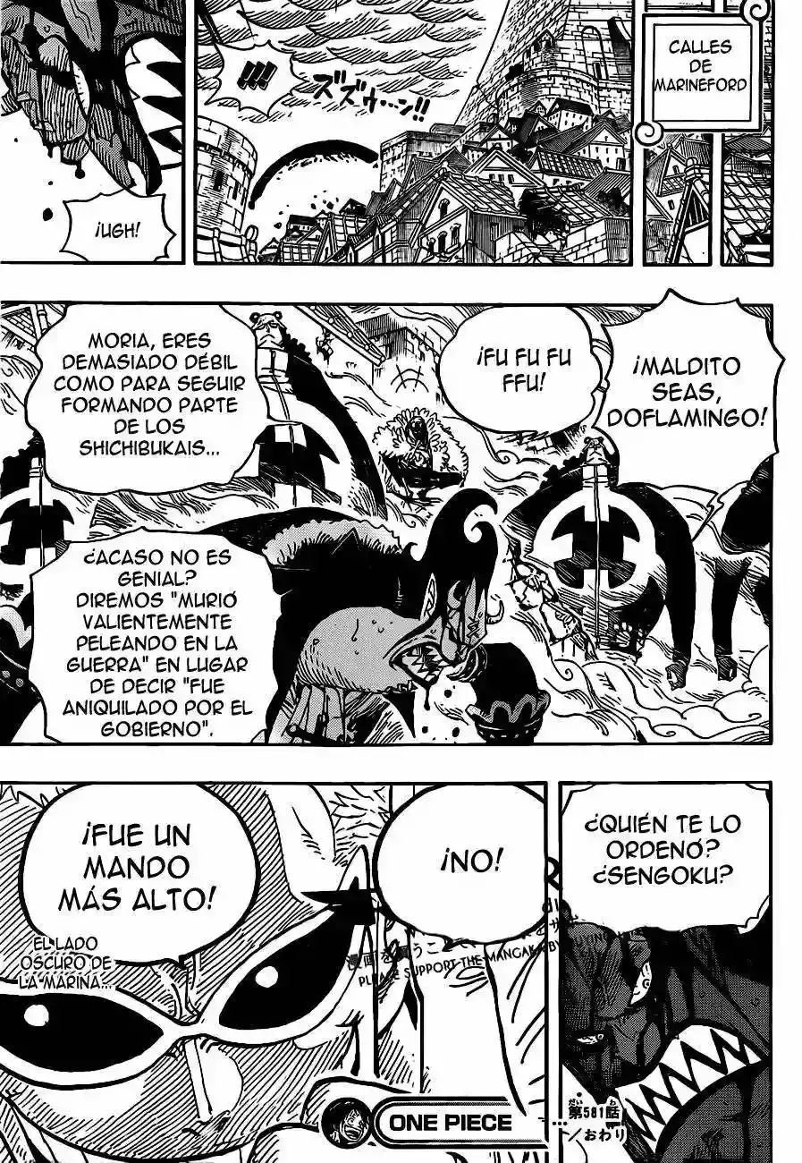 One Piece Capítulo 581 - Página 18 en español
