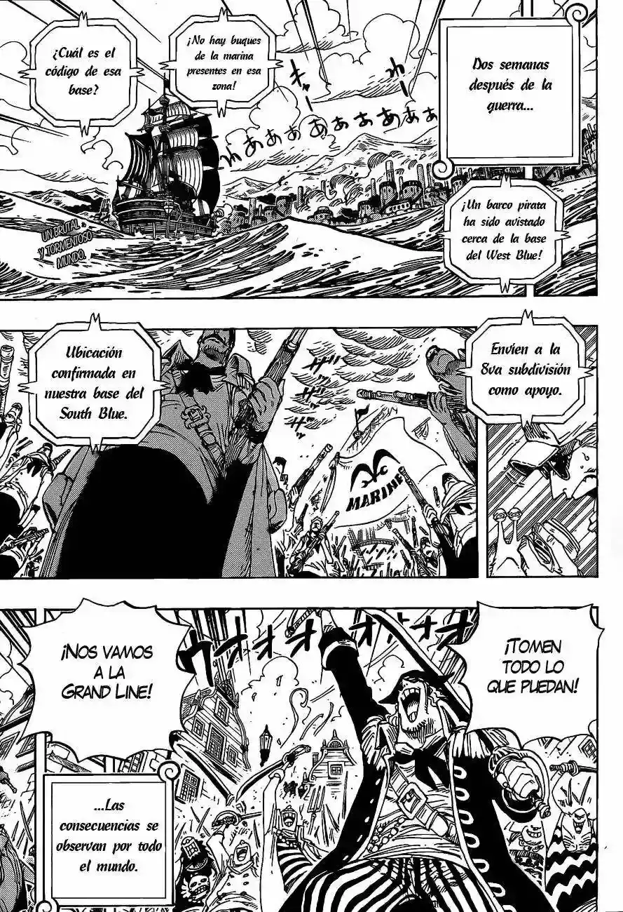 One Piece Capítulo 582 - Página 3 en español