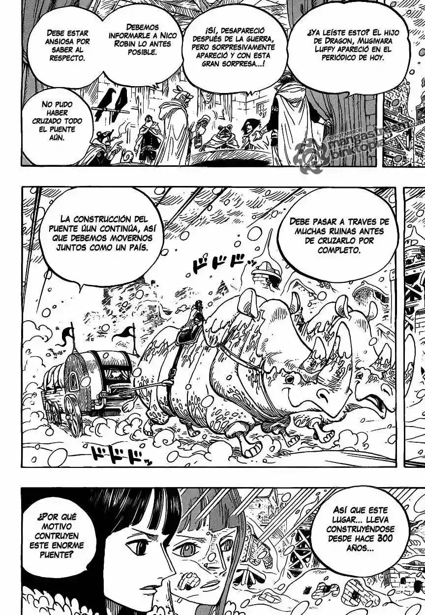 One Piece Capítulo 593 - Página 5 en español