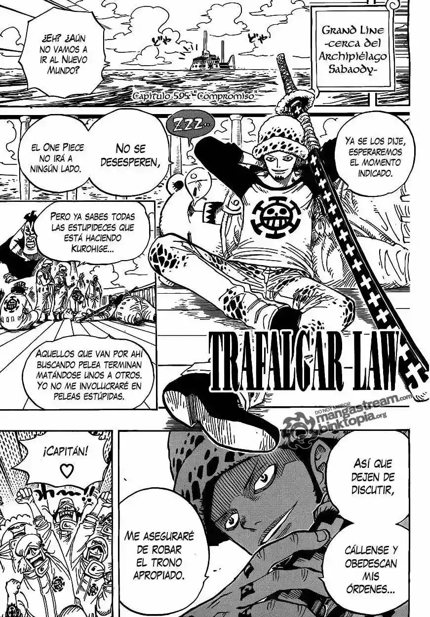 One Piece Capítulo 595 - Página 3 en español
