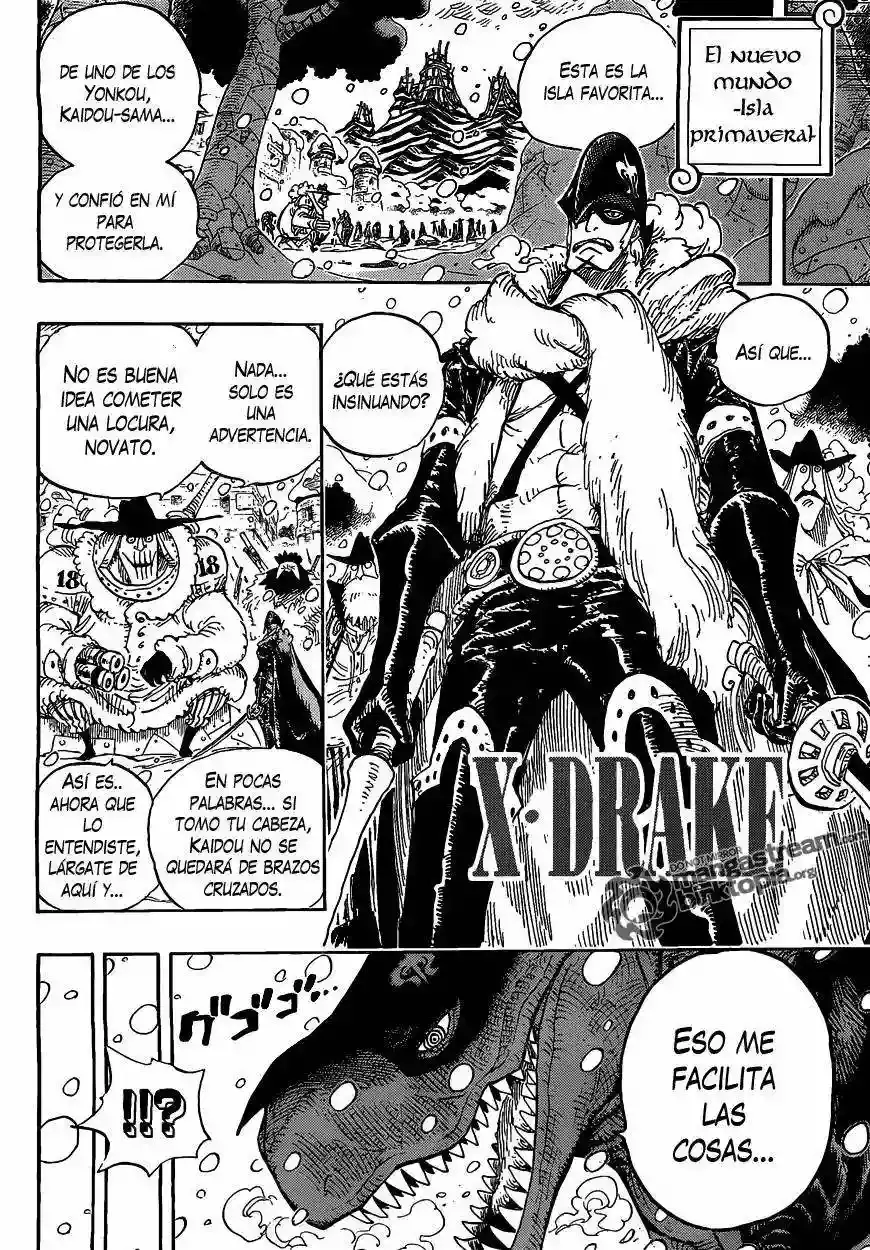 One Piece Capítulo 595 - Página 4 en español