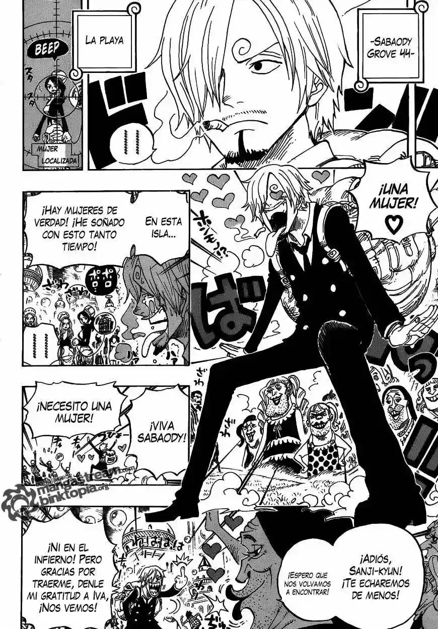 One Piece Capítulo 598 - Página 10 en español