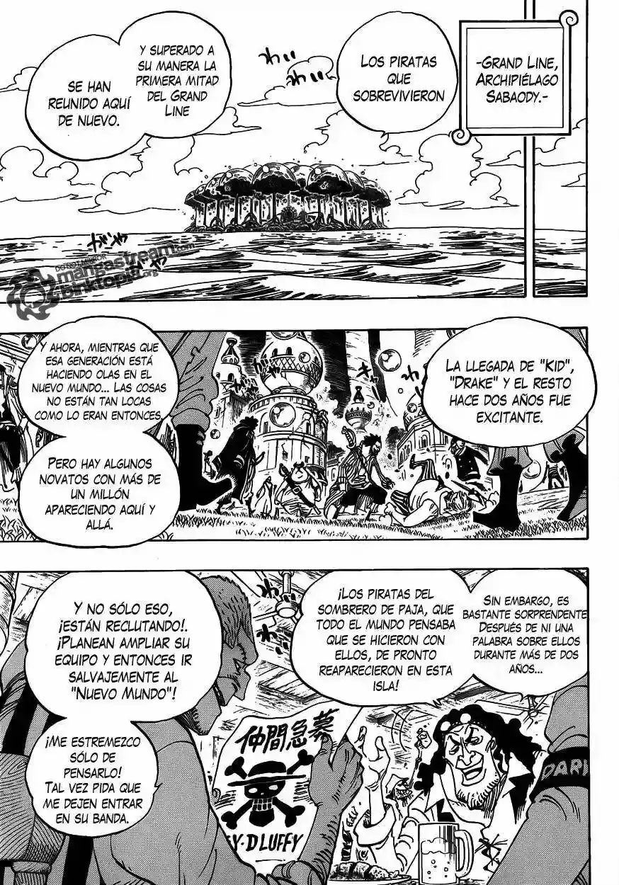 One Piece Capítulo 598 - Página 7 en español